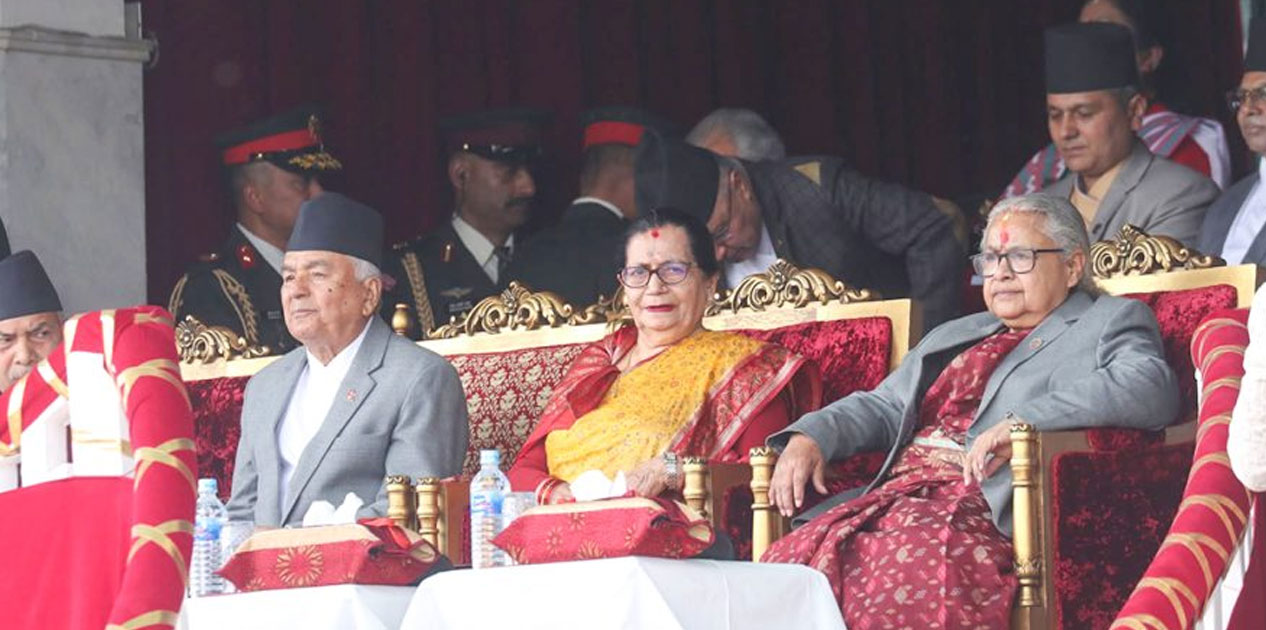 प्रधानमन्त्री कार्की नेपाली सेनाद्वारा आयोजित घोडे जात्रा समारोहमा सरिक