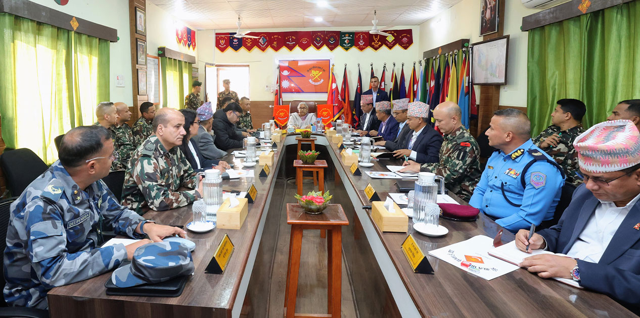 लुम्बिनी प्रदेशमा प्रधानमन्त्रीले गरिन् निर्वाचन तयारीबारे छलफल