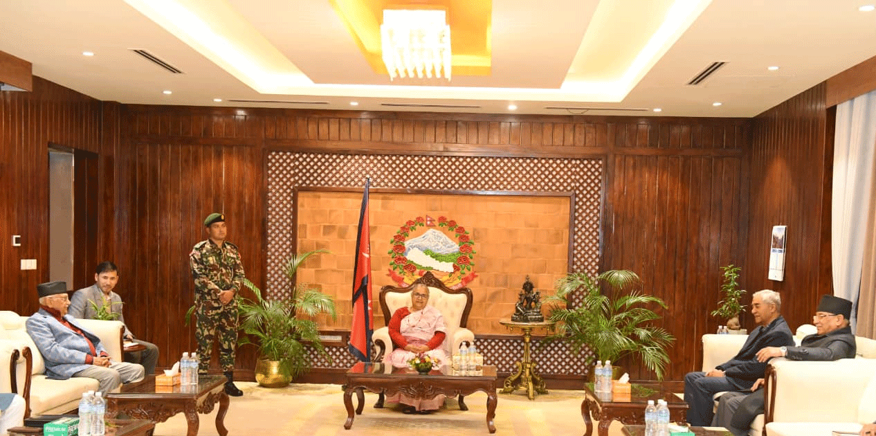 प्रधानमन्त्री कार्की र प्रमुख दलका शीर्ष नेताबीच छलफल सुरु