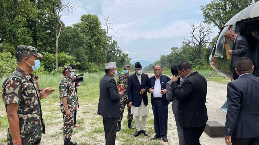 दुइटा रनवेसहितको सुविधासम्पन्न विमानस्थल बनाउँछौँ : प्रधानमन्त्री देउवा