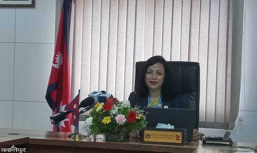 एसपीपीको पत्राचारबारे अध्ययन भइरहेको छ : परराष्ट्र प्रवक्ता