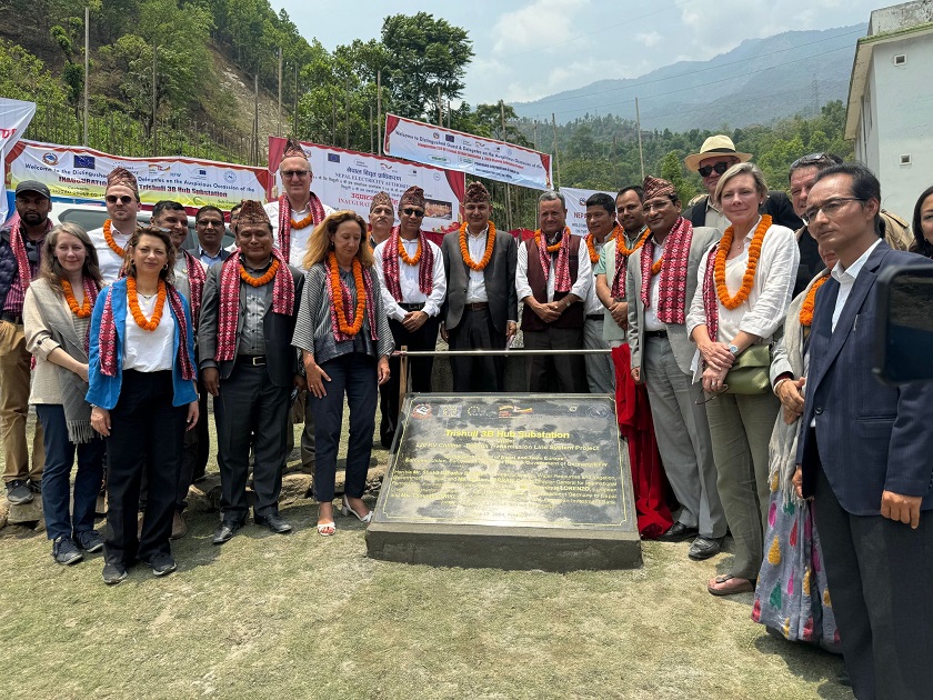 त्रिशूली थ्री बी हब २२० केभी सबस्टेसन र भाल्चे ३३ केभी सबस्टेसन उद्घाटन