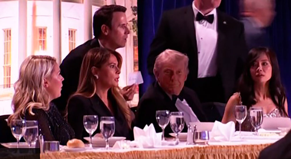 ह्वाइट हाउस डिनरमा गोली चल्यो : ट्रम्पलाई आकस्मिक बाहिर निकालियो