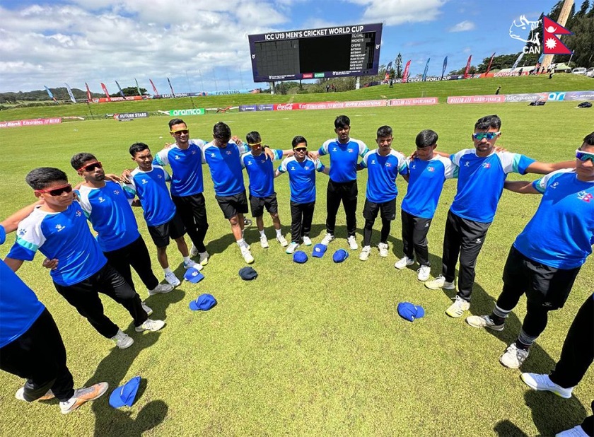 यू–१९ विश्वकप क्रिकेट : भारतलाई आज चुनौती दिँदै नेपाल