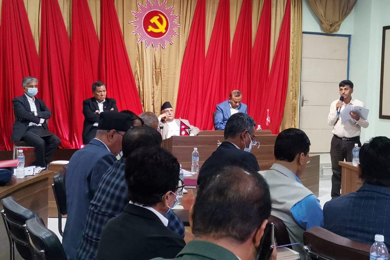 एमाले केन्द्रीय विभागको बैठक  सुरु