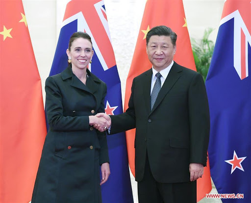 चीन र न्यूजील्यान्डबीच स्वतन्त्र व्यापार सम्झौता