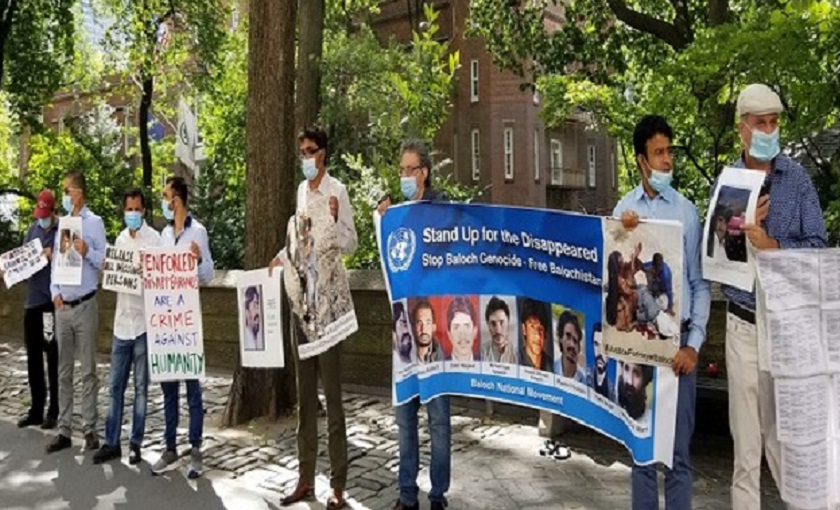 अमेरिकामा पाकिस्तान विरुद्ध प्रदर्शन