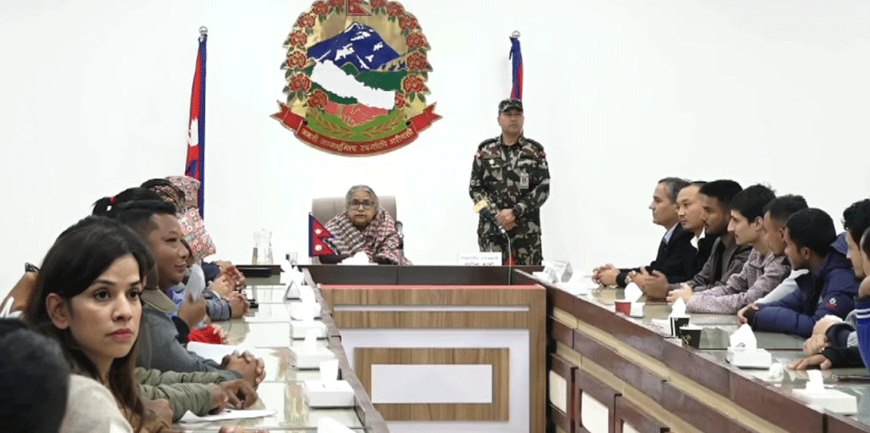 प्रधानमन्त्री र जेनजीबीच १० बुँदे सम्झौता, जेनजीको तर्फबाट भोजविक्रम थापाले गरे हस्ताक्षर