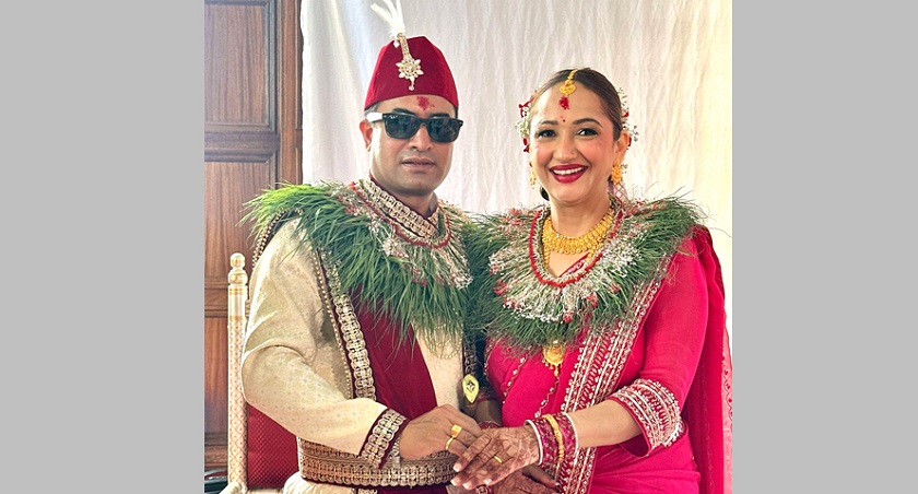 अभिनेत्री उषा पौडेलले गरिन् अमेरिकामै राहुलसँग धुमधामका साथ दोस्रो विवाह