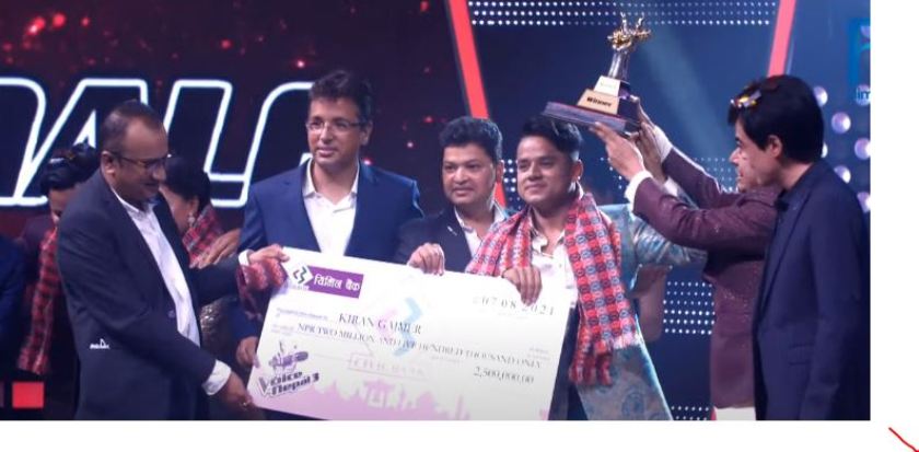 किरण गजमेर बने भ्वाइस अफ नेपाल सिजन–३ को विजेता