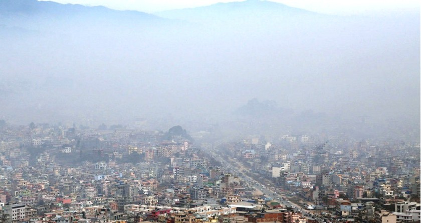 काठमाडौं विश्वको सबैभन्दा प्रदूषित सहर