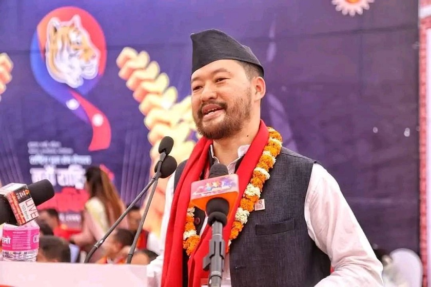 युवा संघको अध्यक्षमा क्षितिज थेबे चयन