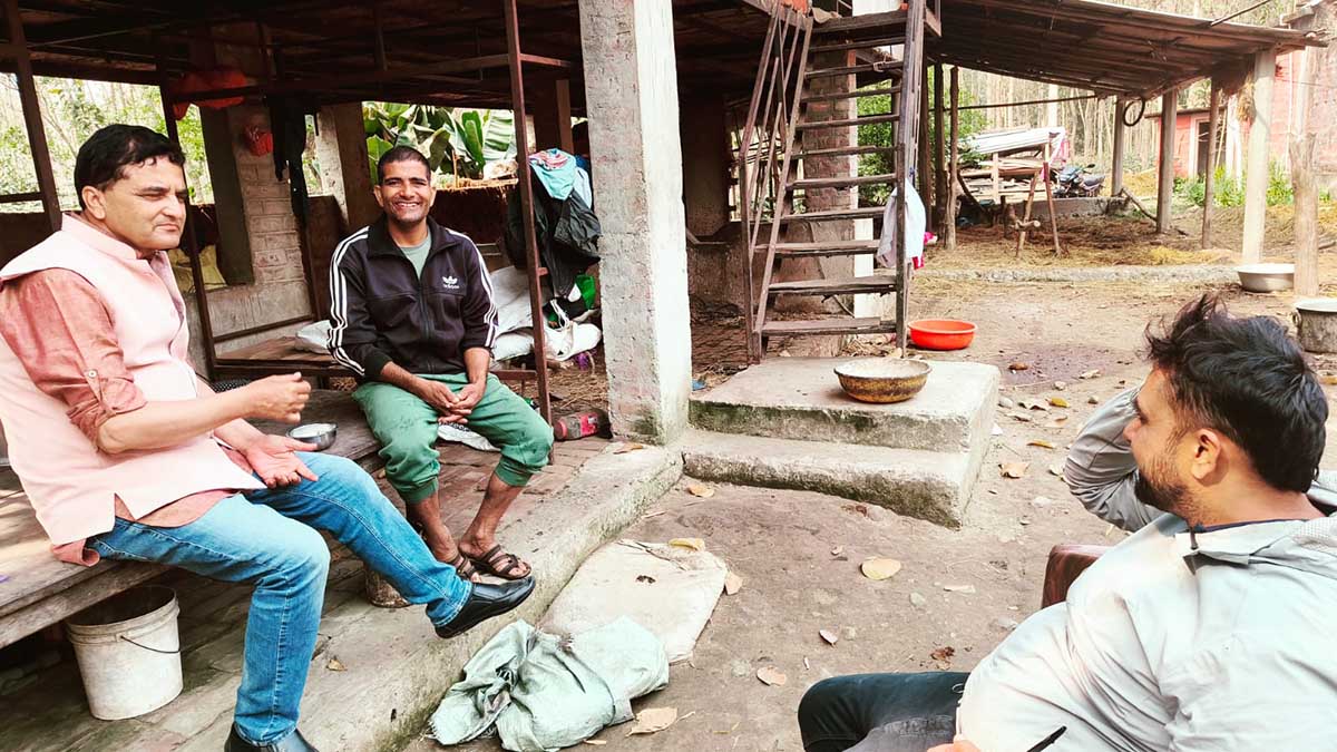 झापा-५ को चुनावी प्रचारमा योगेश भट्टराई दमकमा